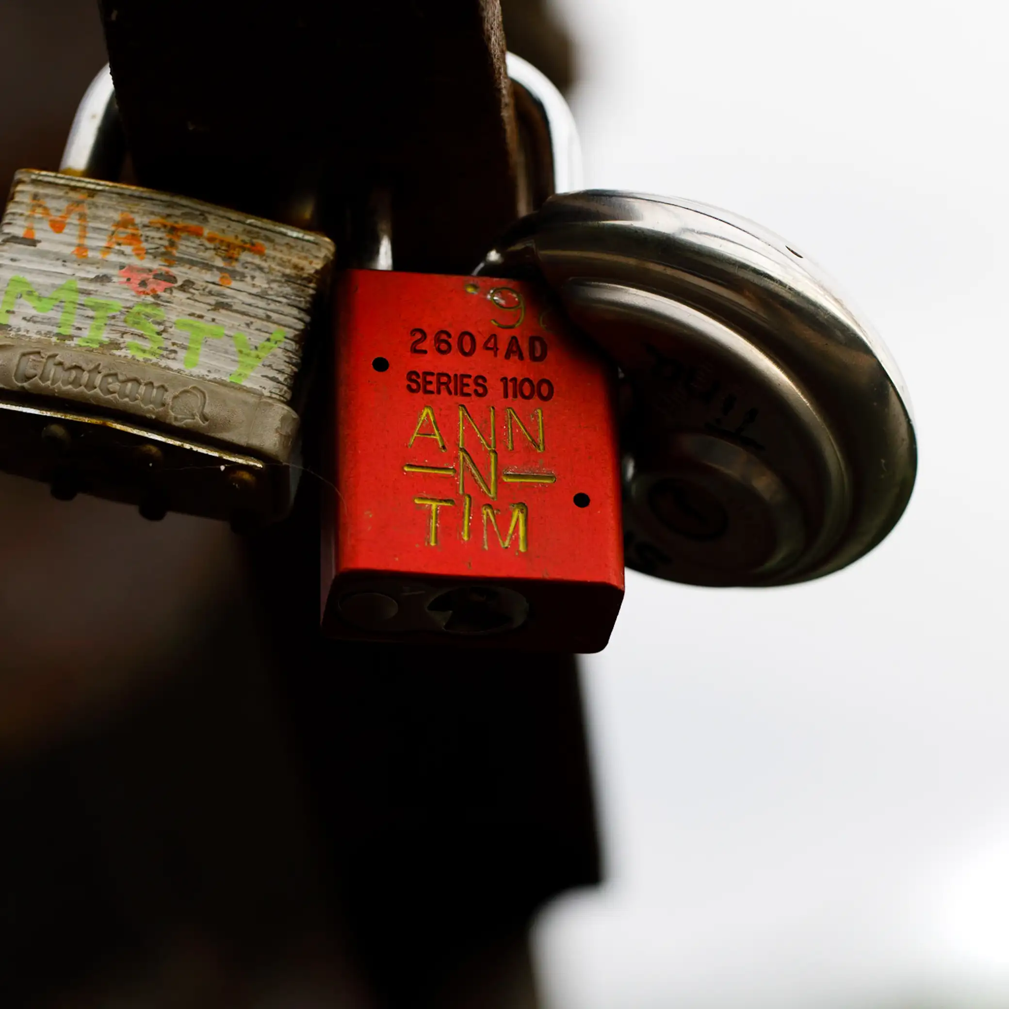 Love locks in Harper's Ferry WV | Photo by David Rice | Instagram: @peopleplatesandplanet